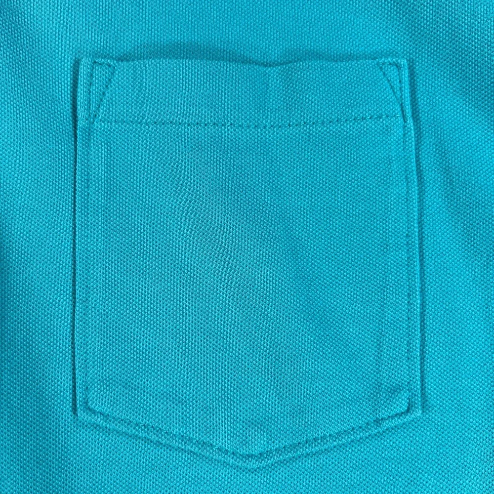 Banana Republic Polo Shirt Mens Medium Blue Short Sleeve Performance Pique - Picture 5 of 11